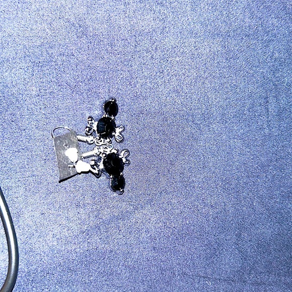 NWT rare hypoallergenic earrings!!!!Handmade and super rare black diamon… - Picture 2 of 4